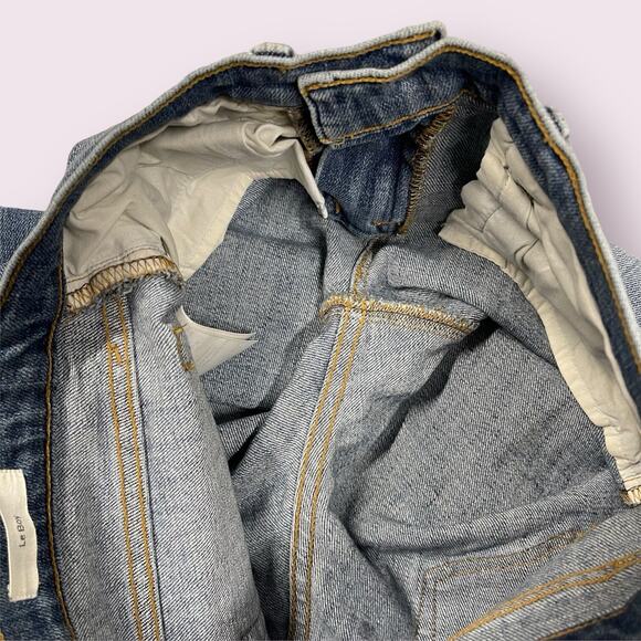 Frame Denim Jeans Le Boy Distressed Blue Jeans 24 Beaudry USA - Picture 6 of 11